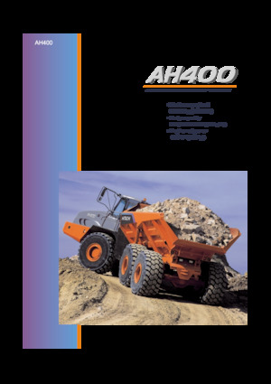 Wozidła przegubowe Hitachi AH400