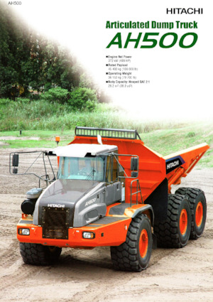 Wozidła przegubowe Hitachi AH500