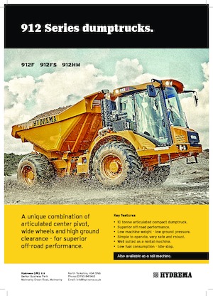 Wozidła przegubowe Hydrema 912FS