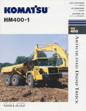 Wozidła przegubowe Komatsu HM400-1