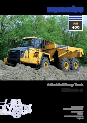 Wozidła przegubowe Komatsu HM400-3