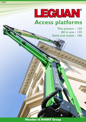 Kołowe przegubowe podnośniki koszowe Leguan 135