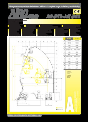 Kołowe przegubowe podnośniki koszowe AIRO A15 JRTD