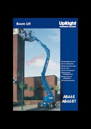 Kołowe przegubowe podnośniki koszowe UpRight AB 46 RT