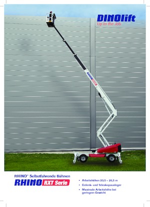 Kołowe przegubowe podnośniki koszowe Dino Lift Dino 265RXT
