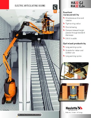 Kołowe przegubowe podnośniki koszowe Haulotte HA32 CJ+