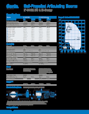 Kołowe przegubowe podnośniki koszowe Genie Z-34/22 DC