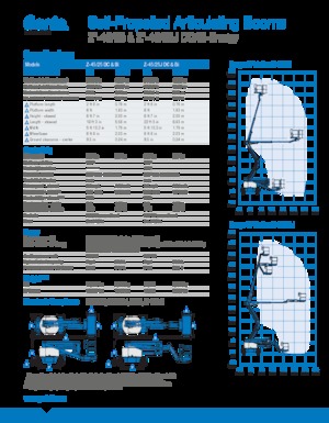 Kołowe przegubowe podnośniki koszowe Genie Z45/25 DC