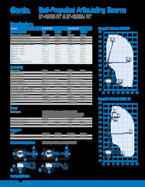 Kołowe przegubowe podnośniki koszowe Genie Z-45/25 J RT