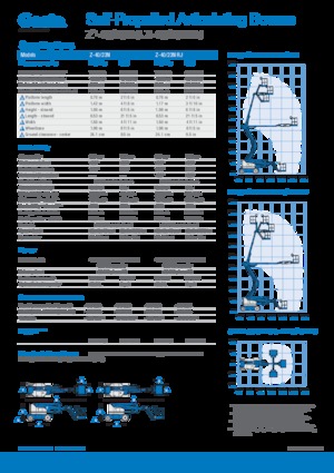 Kołowe przegubowe podnośniki koszowe Genie Z-40/23N
