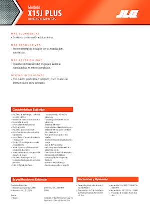 Gąsienicowe, przegubowe podnośniki koszowe JLG X15J Plus