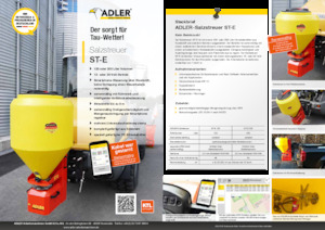 Dołączane rozsiewacze Adler ST-E 200
