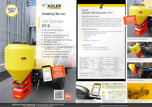 Dołączane rozsiewacze Adler ST-E 200