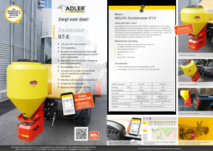 Dołączane rozsiewacze Adler ST-E 200