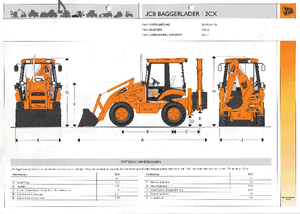 Koparko-ładowarki JCB 2 CX II 4x4x4