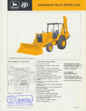 Koparko-ładowarki John Deere Construction 210 C