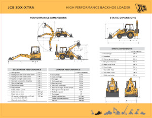 Koparko-ładowarki JCB 3DX-XTRA