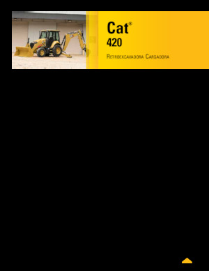 Koparko-ładowarki Caterpillar 420