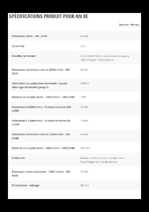 Koparko-ładowarki Caterpillar 420 XE