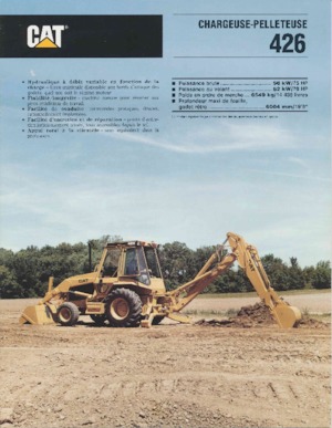 Koparko-ładowarki Caterpillar 426