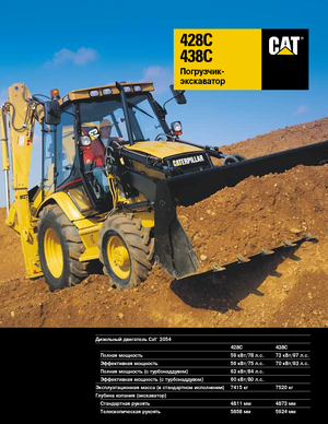 Koparko-ładowarki Caterpillar 428 C