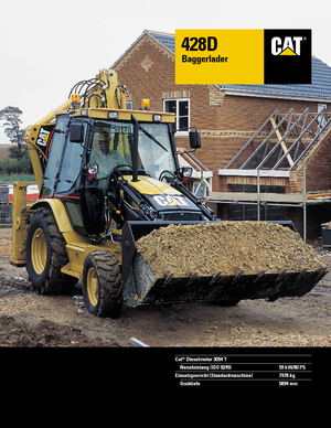 Koparko-ładowarki Caterpillar 428 D 4x4