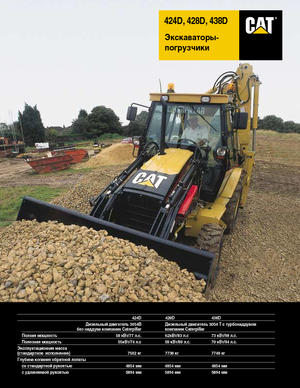 Koparko-ładowarki Caterpillar 438 D 4x4