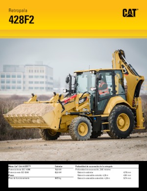Koparko-ładowarki Caterpillar 428F2