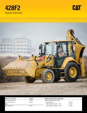 Koparko-ładowarki Caterpillar 428F2
