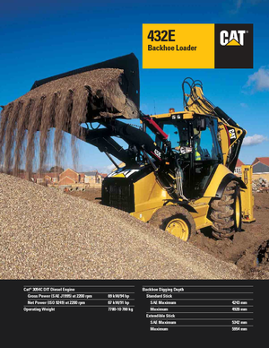 Koparko-ładowarki Caterpillar 432E 4x4