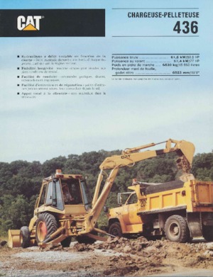 Koparko-ładowarki Caterpillar 436