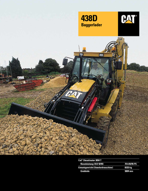 Koparko-ładowarki Caterpillar 438 D 4x4
