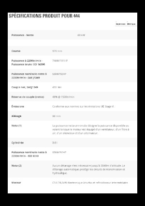 Koparko-ładowarki Caterpillar 444