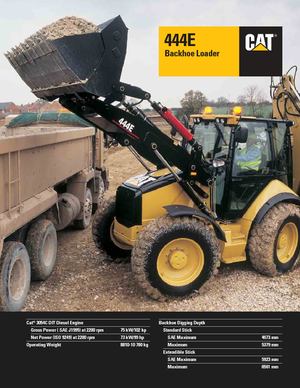 Koparko-ładowarki Caterpillar 444E 4x4