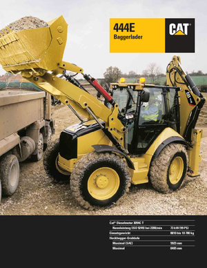 Koparko-ładowarki Caterpillar 444E 4x4