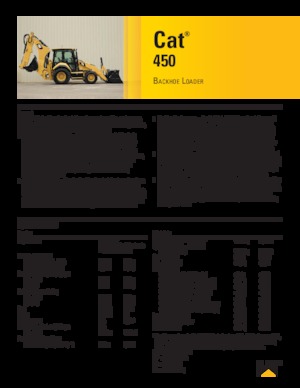 Koparko-ładowarki Caterpillar 450