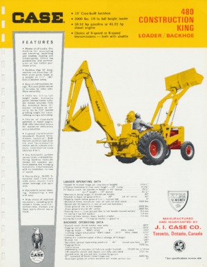 Koparko-ładowarki Case 480
