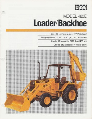 Koparko-ładowarki Case 480E