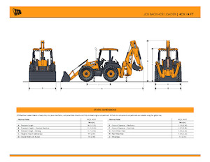 Koparko-ładowarki JCB 4CX 14FT