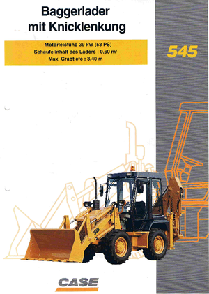 Koparko-ładowarki Case 545