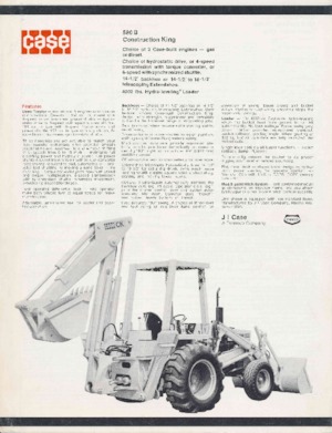 Koparko-ładowarki Case 580 B 