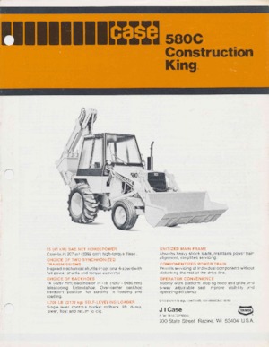 Koparko-ładowarki Case 580 C