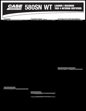Koparko-ładowarki Case 580 SN WT