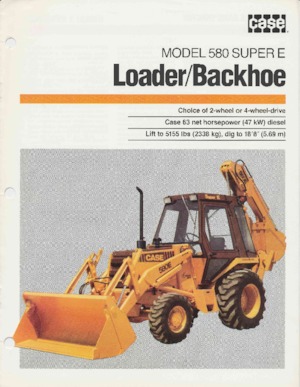 Koparko-ładowarki Case 580 Super E 