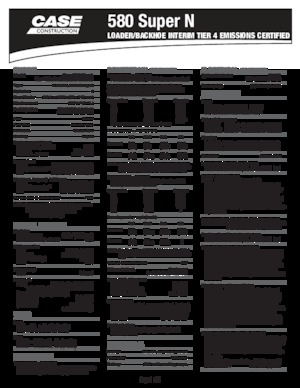 Koparko-ładowarki Case 580 Super N