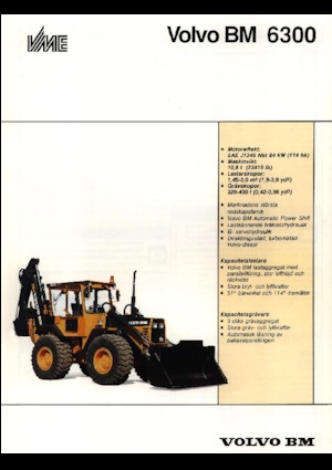 Koparko-ładowarki Volvo 6300*