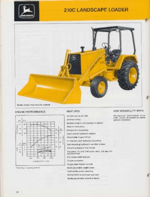 Koparko-ładowarki John Deere Construction 210 C