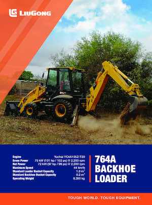 Koparko-ładowarki Liugong 764A