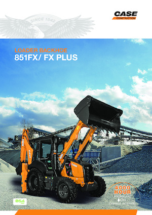 Koparko-ładowarki Case 851FX+