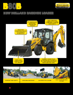 Koparko-ładowarki New Holland B80B